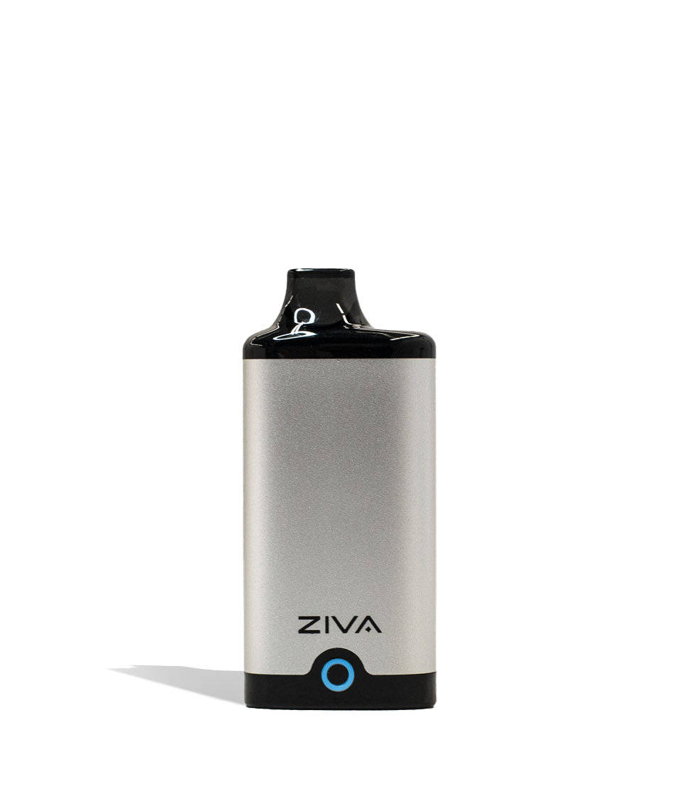 Silver Yocan ZIVA Smart Cartridge Vaporizer 10pk Front View on White Background