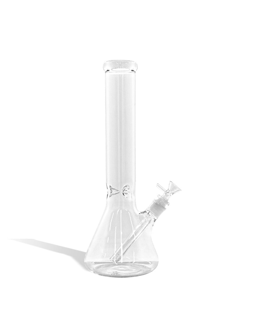 14 inch Clear Beaker Water Pipe on white background