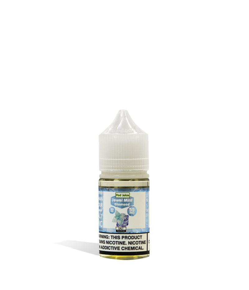 Jewel Mint Diamond Pod Juice Salt Nicotine 30ML 55MG on white background