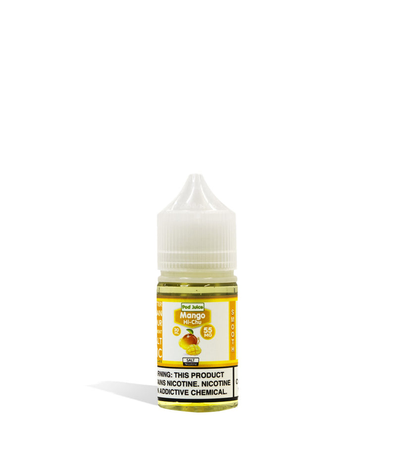 Mango Hi-Chu Pod Juice Salt Nicotine 30ML 55MG on white background
