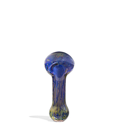 3 inch Double Glass Fancy Handpipe on white background