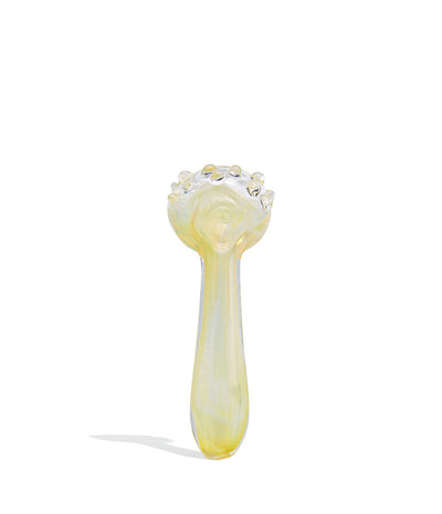 4 inch Fumed and Marble Art Pipe on white background