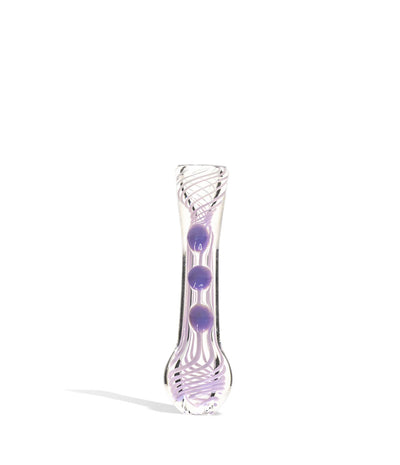 Purple 4 inch Slime Colored Chillum on white background