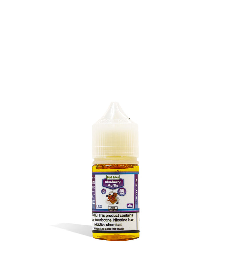 Blueberry Muffin Pod Juice Salt Nicotine 30ML 55MG on white background