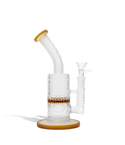 Brown 9 Inch Sand Blasted Water Pipe on white background