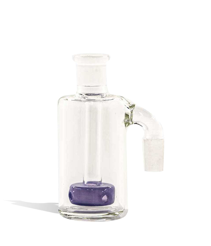milky purple Colored Ash Catcher with Showerhead Perc and Jumbo Joint on white background