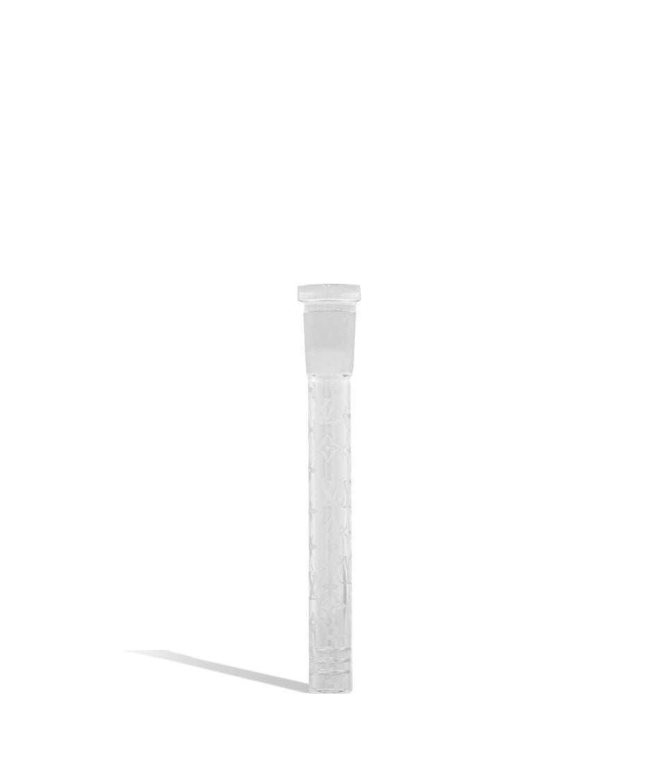 type 3 4.5 inch 14mm Downstem with Various Etched Designs on white backgrounds