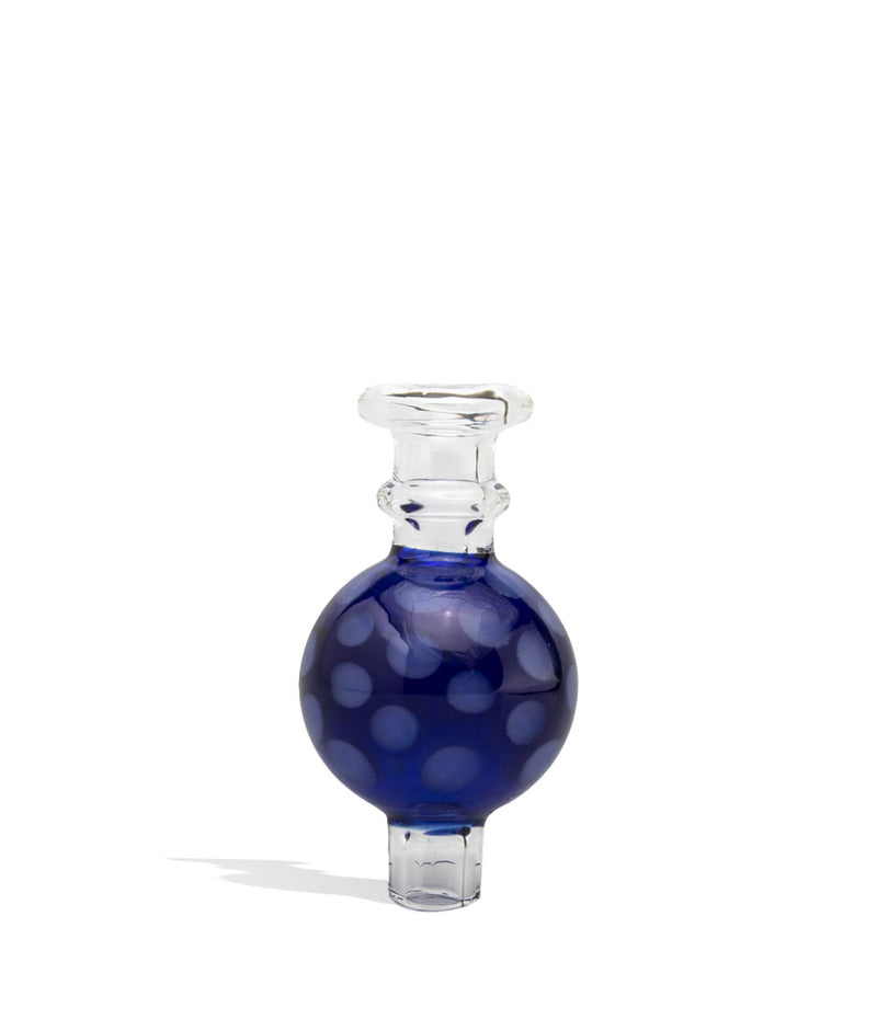 Dark Blue American Colored Carb Cap for Flat Top Bangers on white background