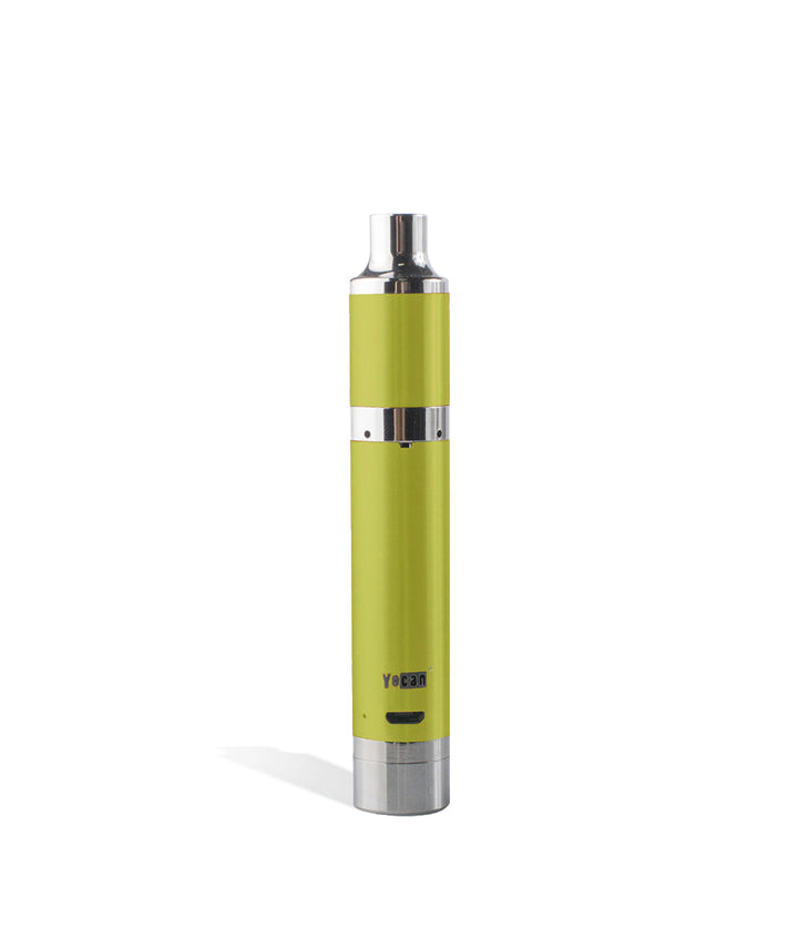Apple Green Yocan Magneto Concentrate Vaporizer on white studio background