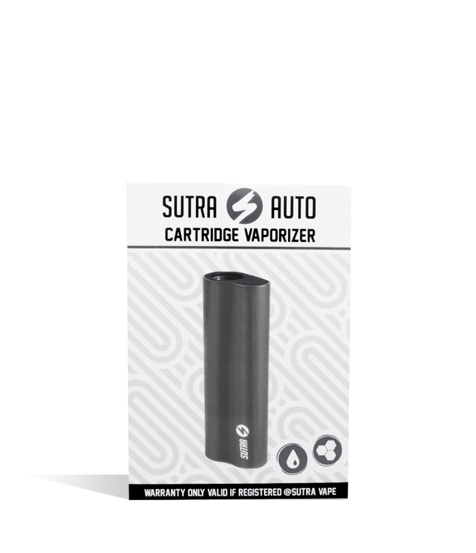 Gunmetal single pack Sutra Vape Auto Cartridge Vaporizer 12pk on white background