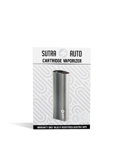 Silver single pack Sutra Vape Auto Cartridge Vaporizer 12pk on white background