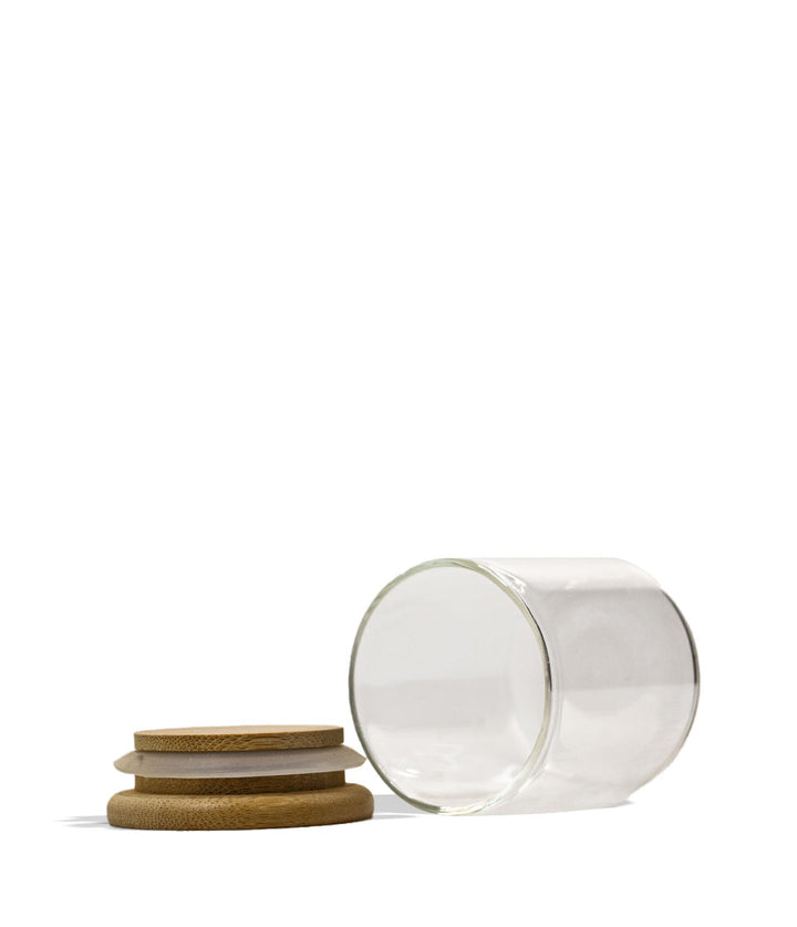 Bamboo Woods Bamboo Glass Jars 12pk Single Down View on White Background