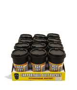 Car Portable Butt Bucket Self Extinguishing Ashtray 12pk
