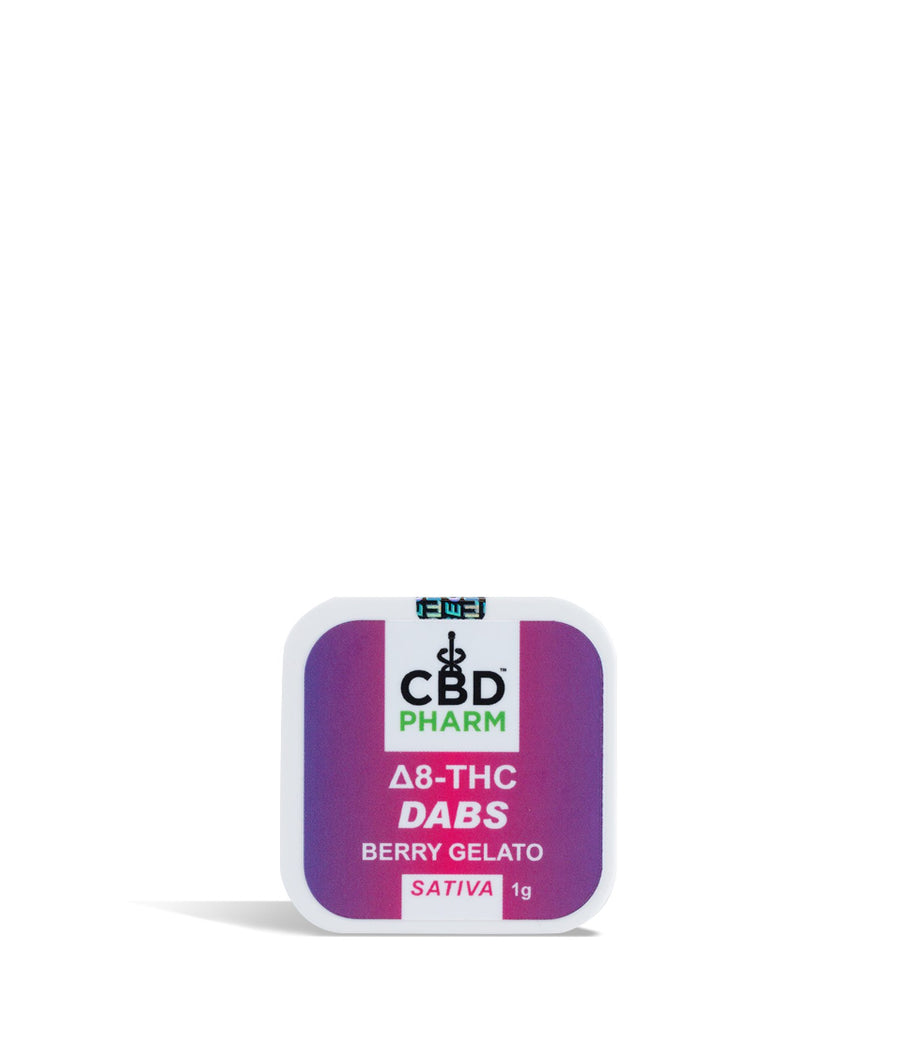 Berry Gelato CBD Pharm 1g D8 Concentrates on white background