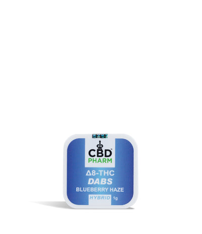 Blueberry Haze CBD Pharm 1g D8 Concentrates on white background