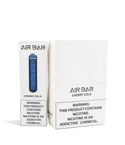 Cherry Cola Air Bar Disposable 10pk on white studio background