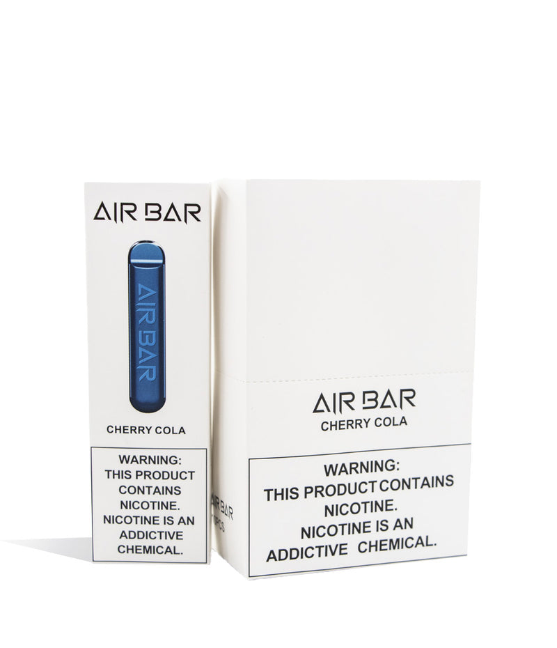 Cherry Cola Air Bar Disposable 10pk on white studio background