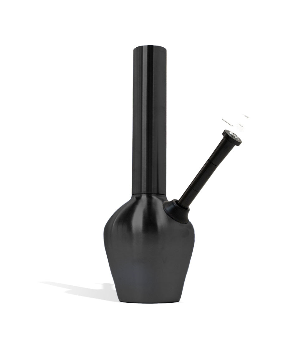 Black front view Chill Vacuum Insulated Waterpipe on white studio background