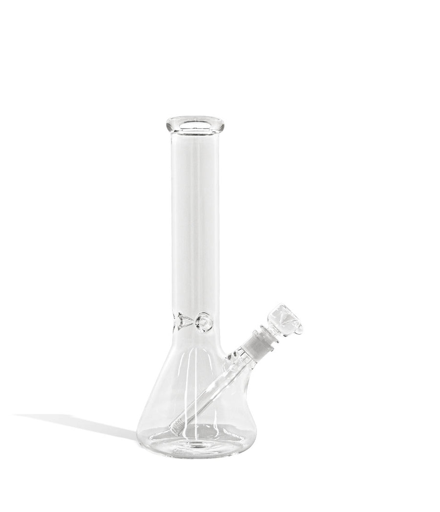 Clear 50mm Beaker with Ice Pinches on white background