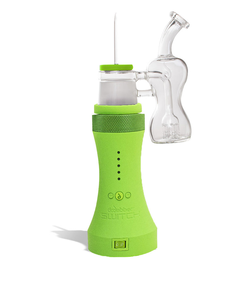 Slim Green Dr. Dabber Switch Dual Function ERig on white background