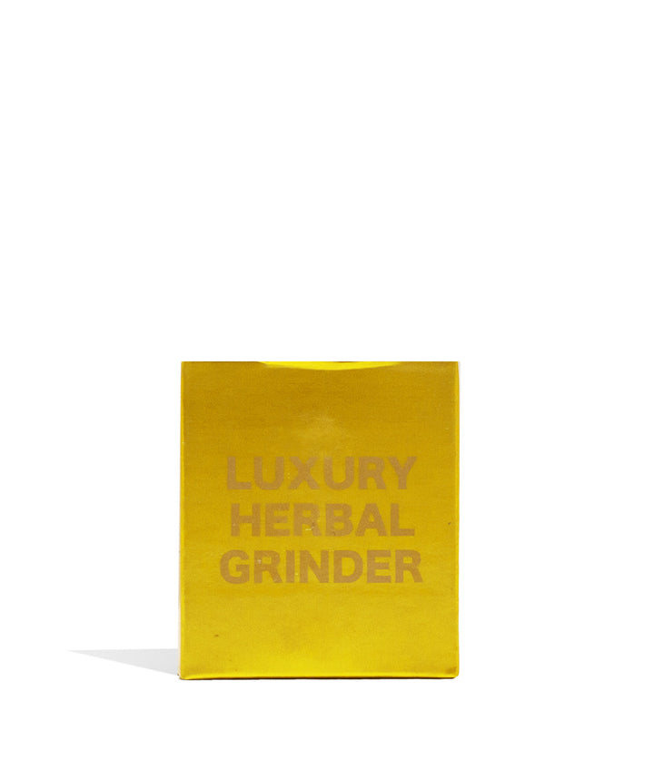Elbo Glass 55mm Grinder Gold packaging on white background