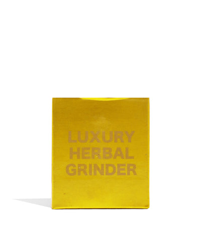 Elbo Glass 70mm Grinder Gold packaging on white background