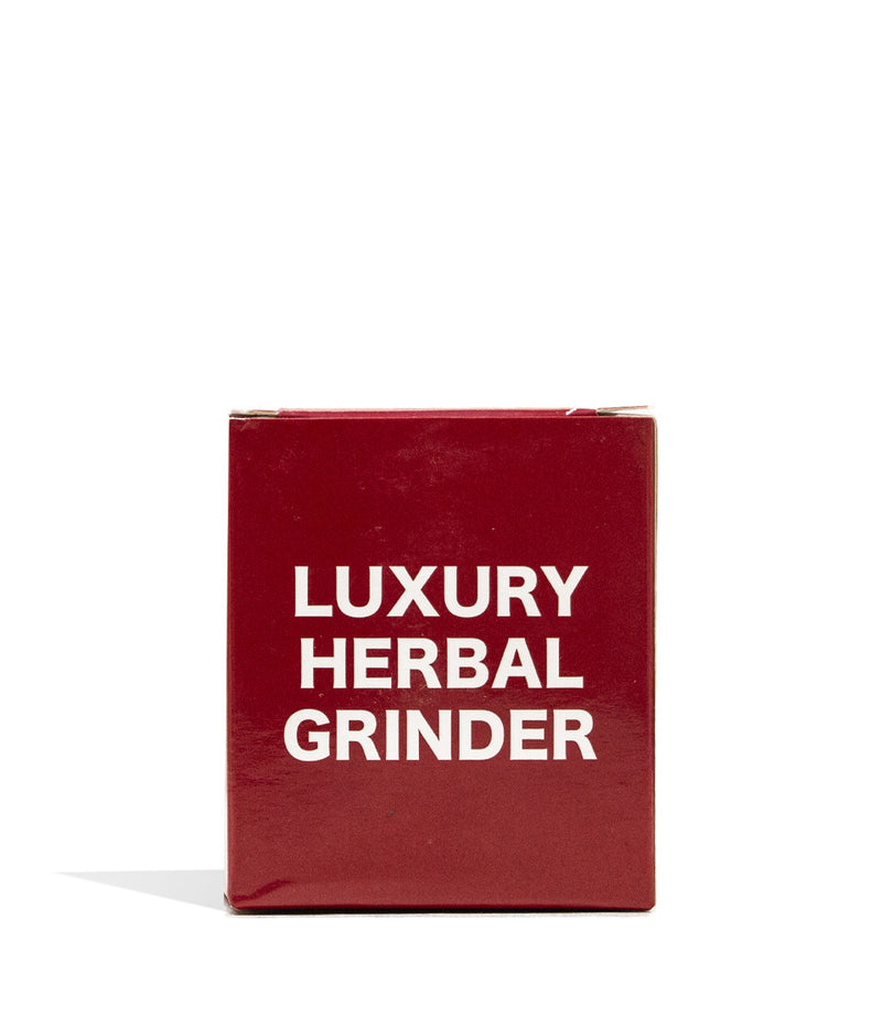 Elbo Glass 70mm Grinder Red packaging on white background