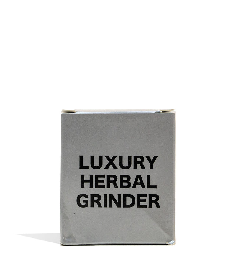 Elbo Glass 70mm Grinder silver packaging on white background