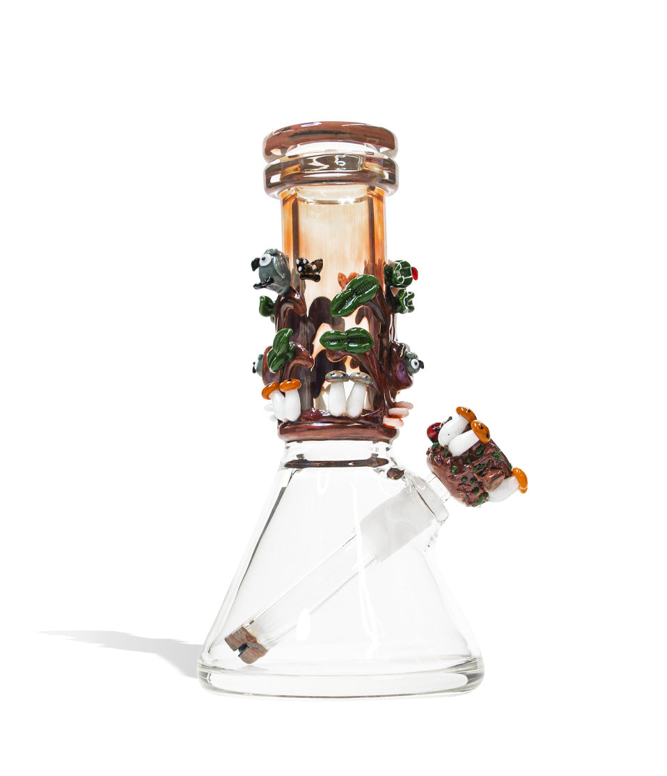Empire Glassworks Renew the Redwood Baby Beaker on white background