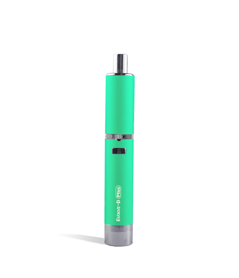 Azure Green Yocan Evolve D Plus Dry Herb Vaporizer on white studio background