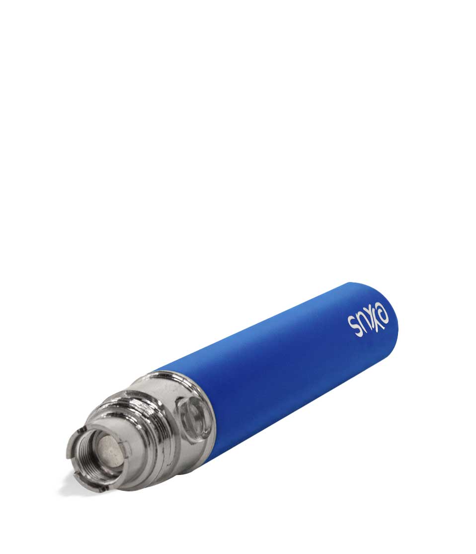 Cosmic Blue top view Exxus Vape 900 Cartridge Vaporizer on white studio background