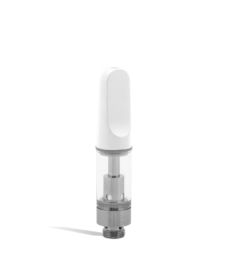 .5ml White Exxus Vape EX6 Oil Cartridge on white background