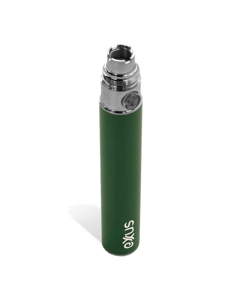 Cosmic Green above view Exxus Vape 900 Cartridge Vaporizer on white studio background