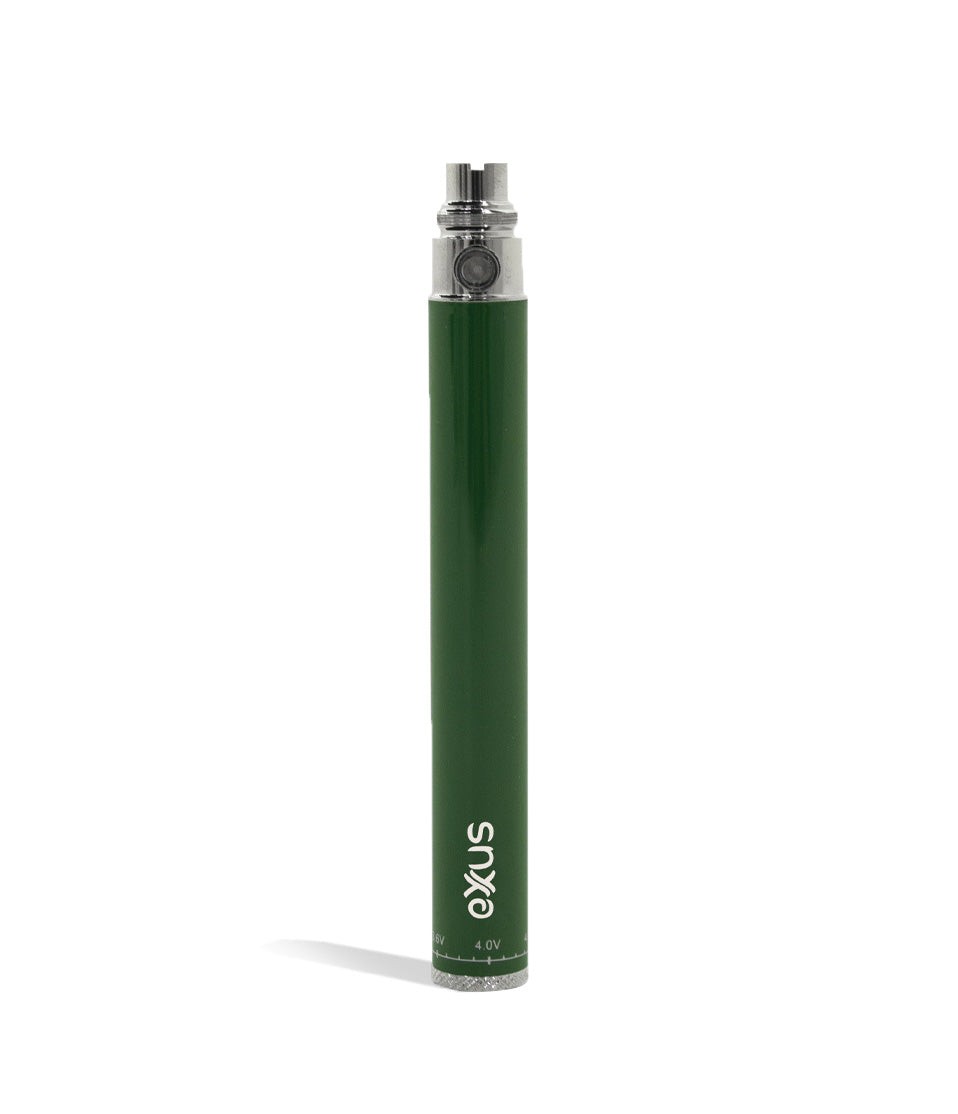 Green front Exxus Vape 1100 Cartridge Vaporizer on white background