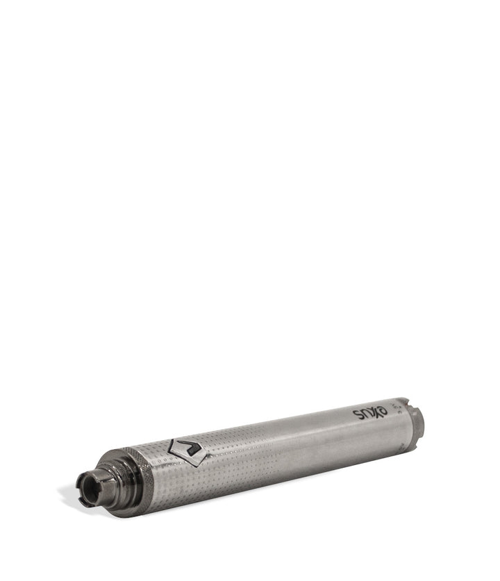 Silver top view Exxus Vape 1600 Cartridge Vaporizer on white background