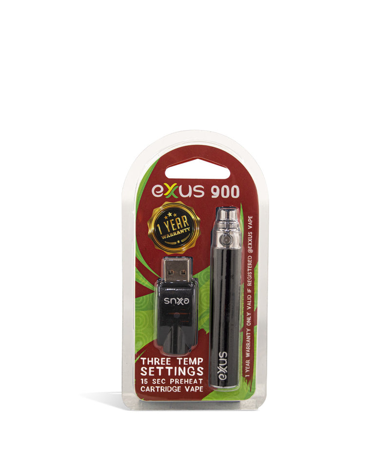 Cosmic Black single pack Exxus Vape 900mah Battery 12pk on white background