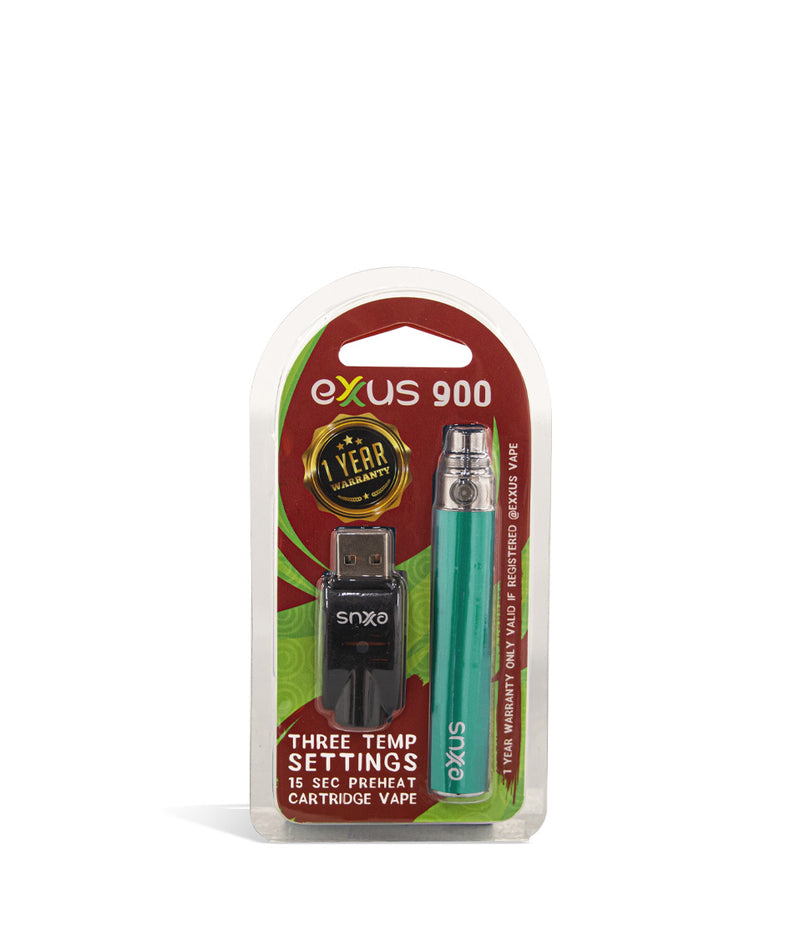 Cosmic Green single pack Exxus Vape 900mah Battery 12pk on white background