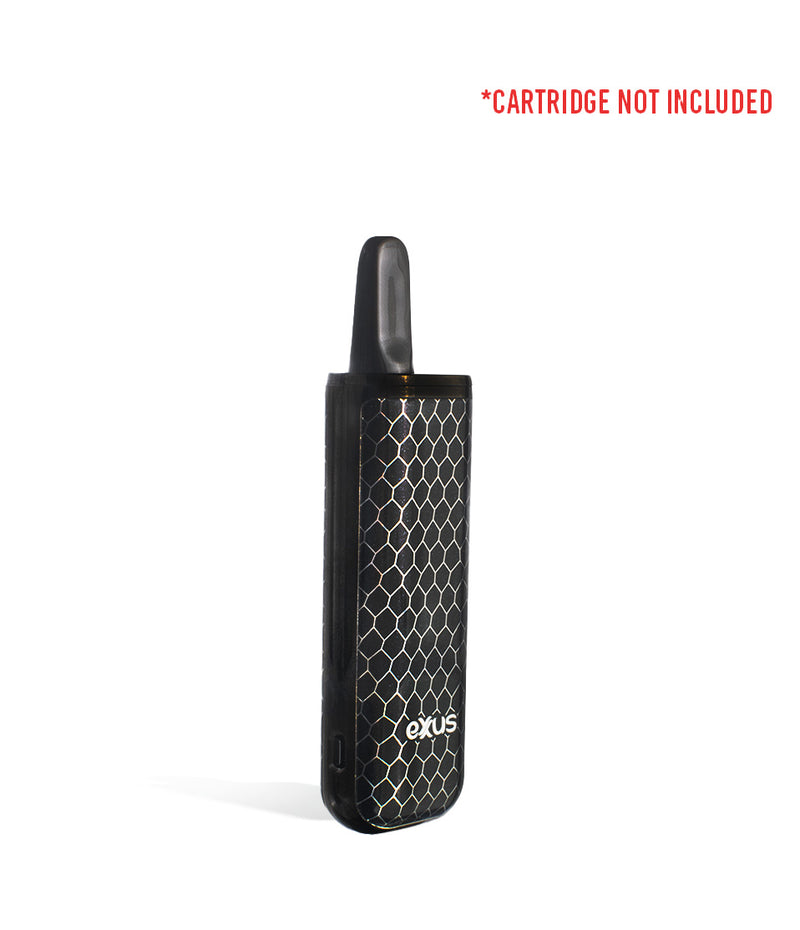 Black Cobra side view with cartridge Exxus Vape MiNovo Cartridge Vaporizer on white studio background