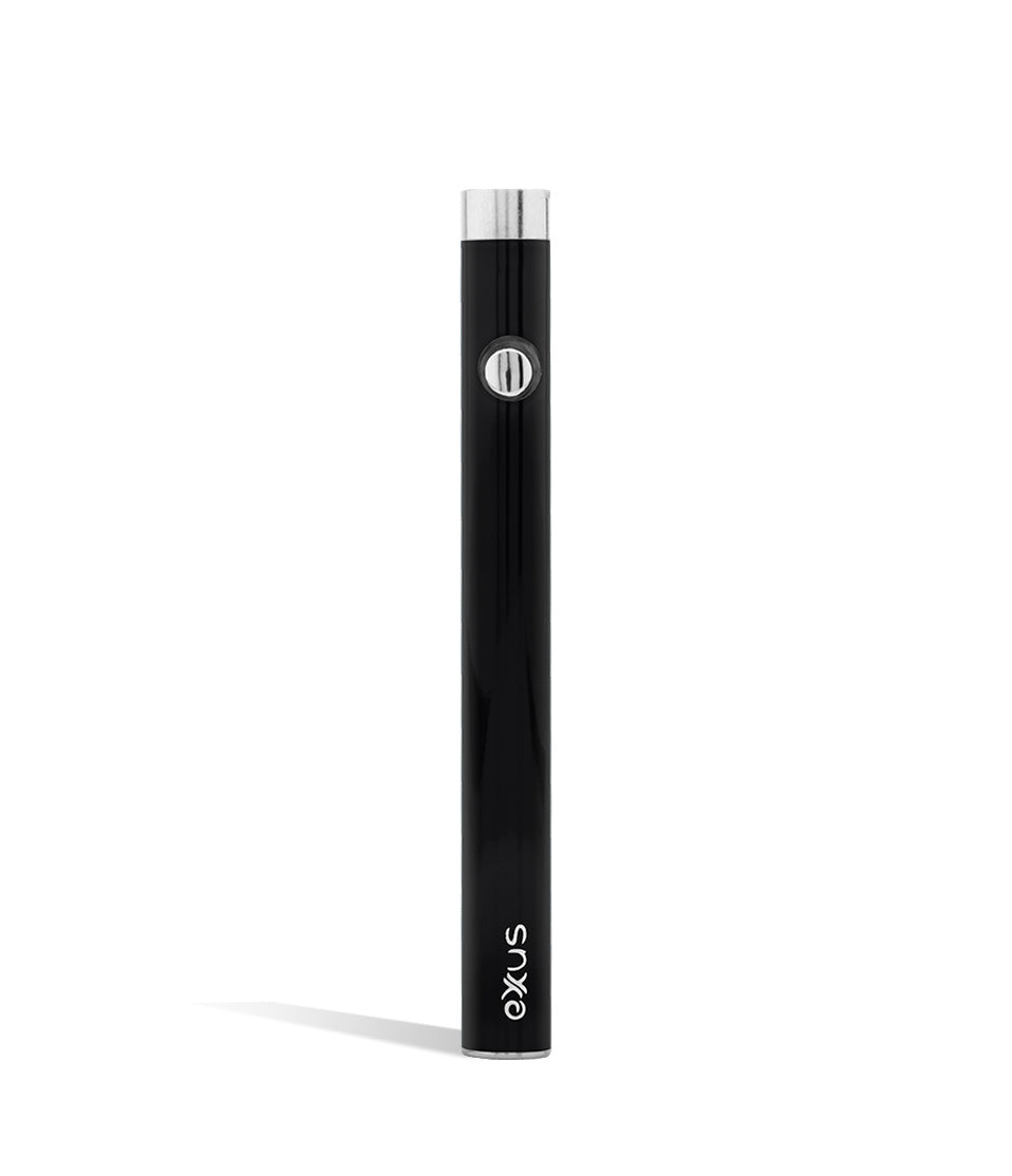 Black front Exxus Vape Slim VV Cartridge Vaporizer on white background