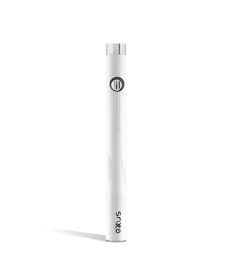 Pearl front Exxus Vape Slim VV Cartridge Vaporizer on white background