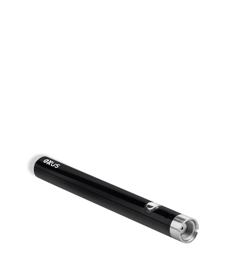 Cosmic Black top Exxus Vape Slim VV Cartridge Vaporizer on white background