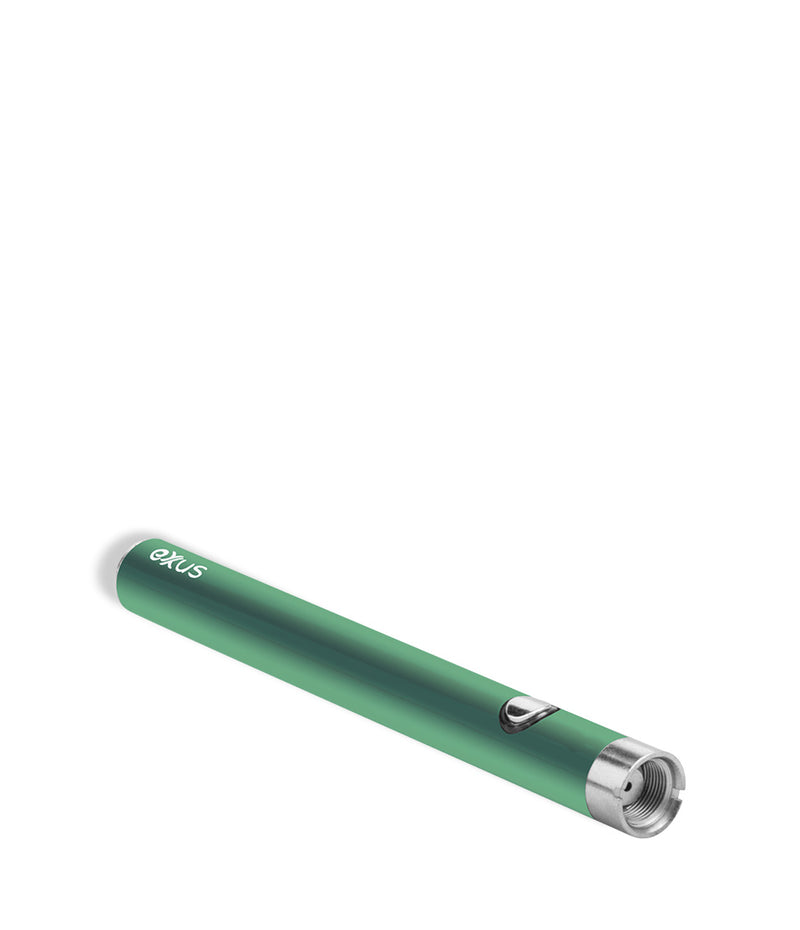 Cosmic Green top Exxus Vape Slim VV Cartridge Vaporizer on white background