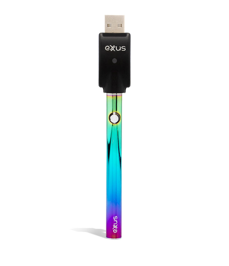 Full Color w/USB Exxus Vape Slim VV Cartridge Vaporizer on white background