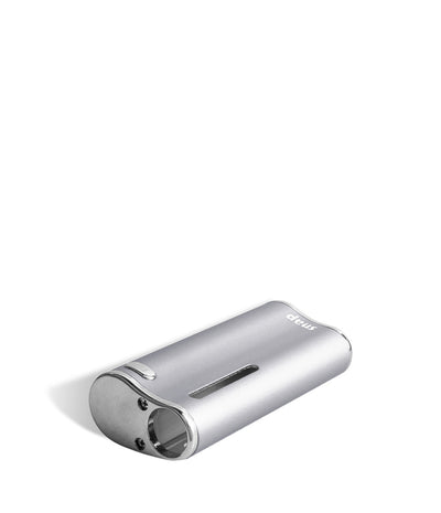 Silver down Exxus Vape Snap Cartridge Vaporizer on white background