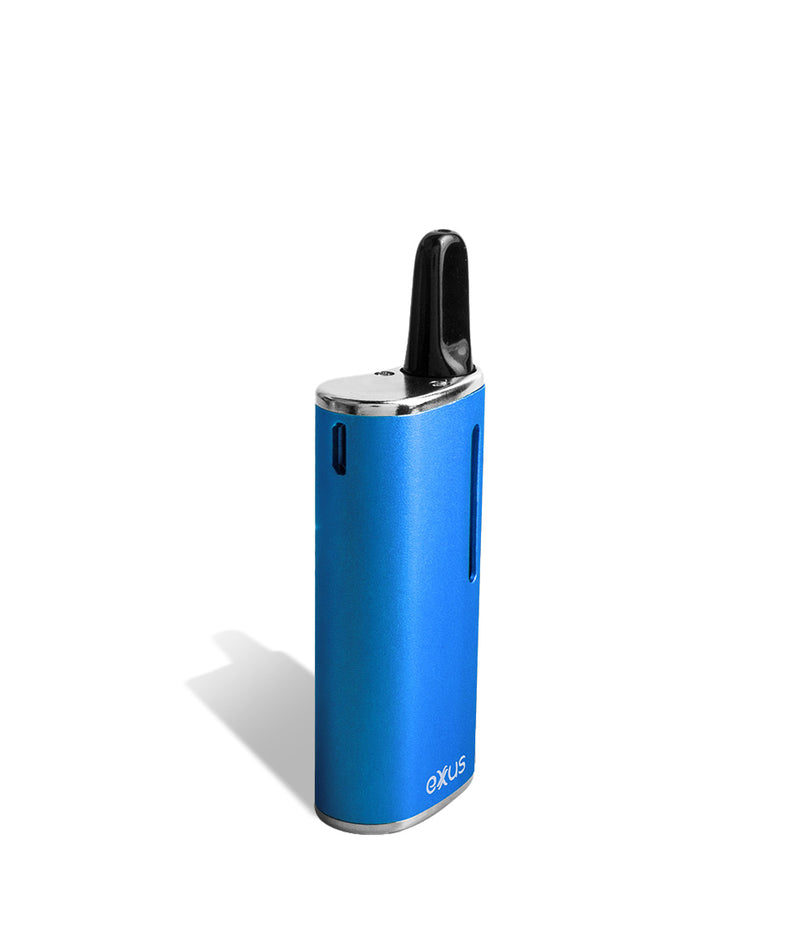 Blue Exxus Vape Snap Cartridge Vaporizer on white background