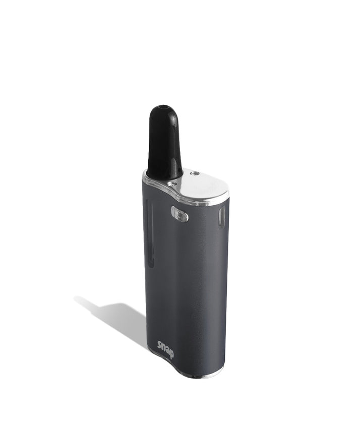 Gunmetal side Exxus Vape Snap Cartridge Vaporizer on white background