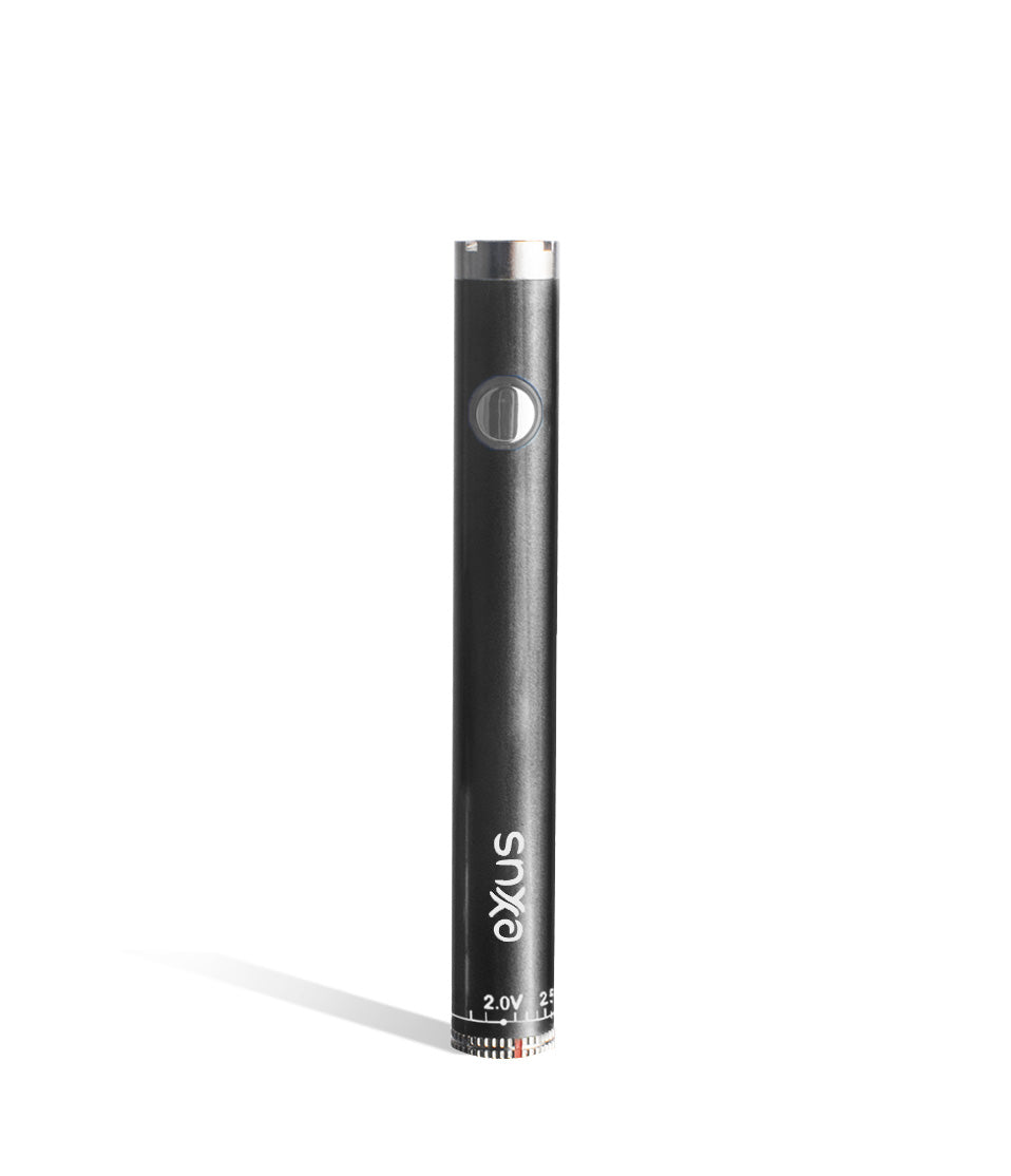 Gunmetal Exxus Vape Twistr Cartridge Vaporizer on white studio background