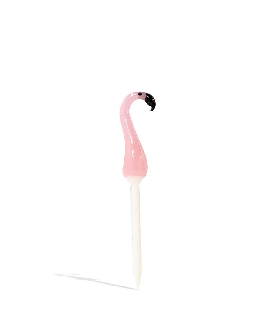 Flamingo Glass Dabber on white background