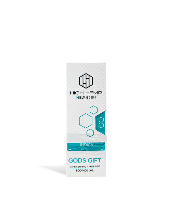 God's GIft High Hemp 800mg D8 CBD Cartridge on white background