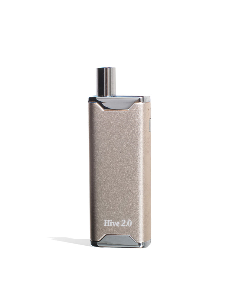 Gold front view Yocan Hive 2 Variable Voltage Concentrate Kit on white studio background